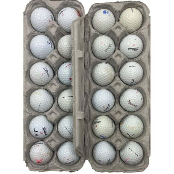 24-Pre-Owned Titleist Golf Balls Mixed Numbers & Models 102e - Picture 4 of 4